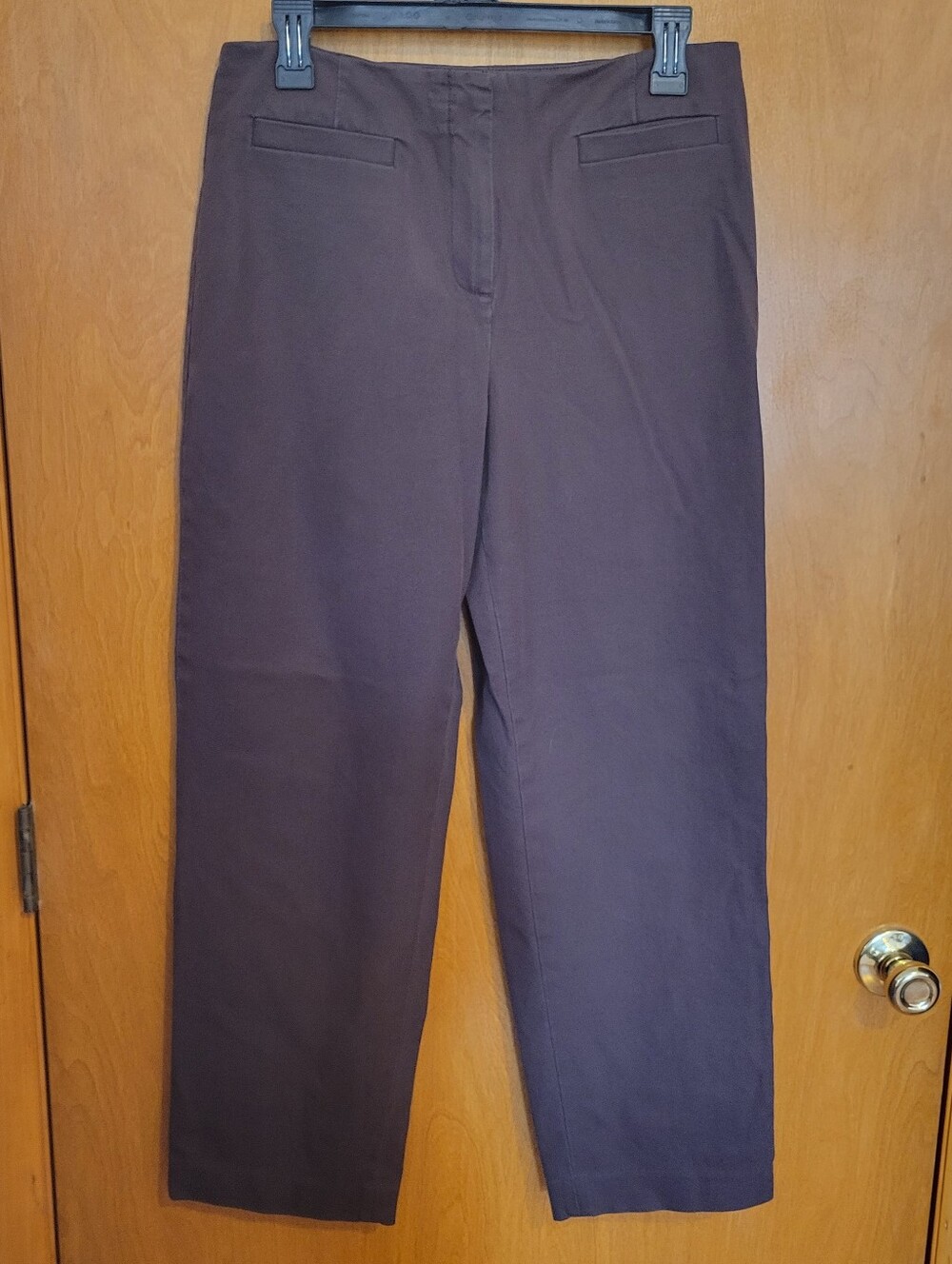 Talbots Peties Stretch Brown Pants, Size 10